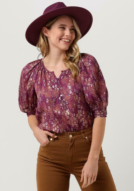 Paarse VANESSA BRUNO  SEBAN BLOUSE - large