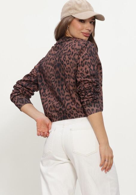 ALIX THE LABEL Chandail LADIES KNITTED LEOPARD SWEATER en noir - large