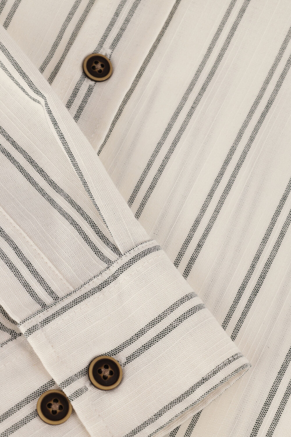 Gebroken wit ANERKJENDT Casual overhemd AKLEIF L/S DOUBLE STRIPE - large