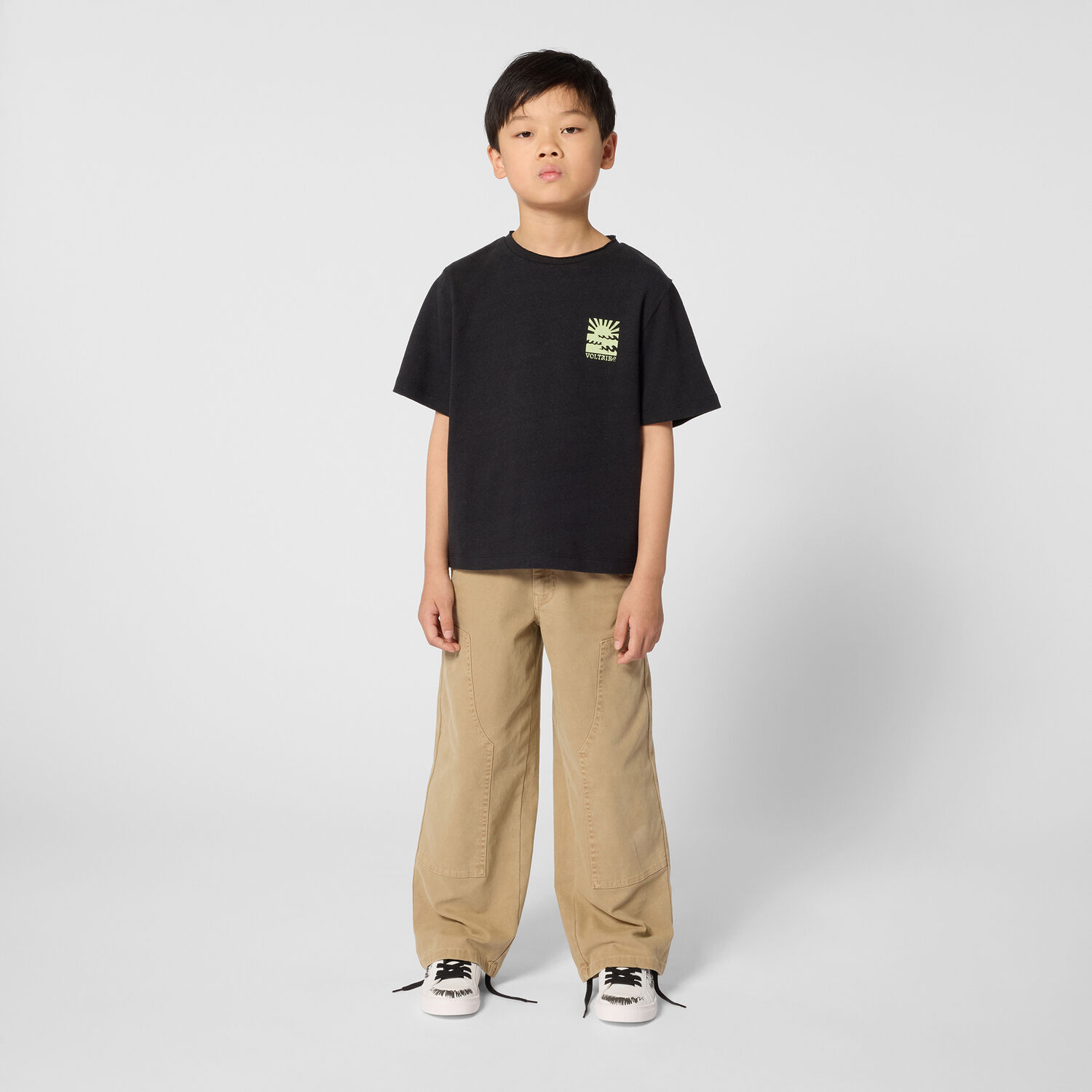 ZADIG & VOLTAIRE T-shirt X60582 en noir - large