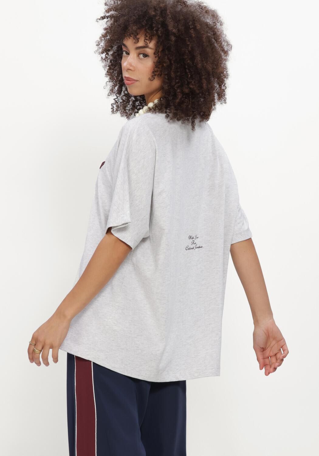 CATWALK JUNKIE T-shirt OVERSIZED GRAPHIC TSHIRT Gris clair - large