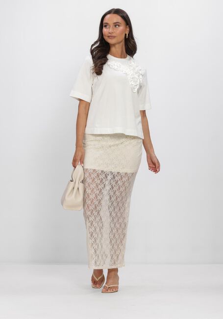 Y.A.S. Jupe maxi YASKARINAHW LONG LACE SKIRT KA en rouge - large