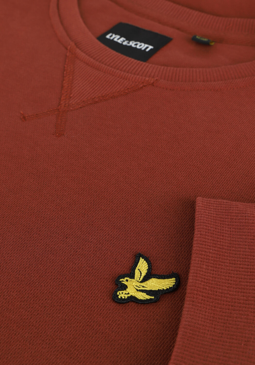 Rode LYLE SCOTT Trui CREW NECK SWEATSHIRT Omoda