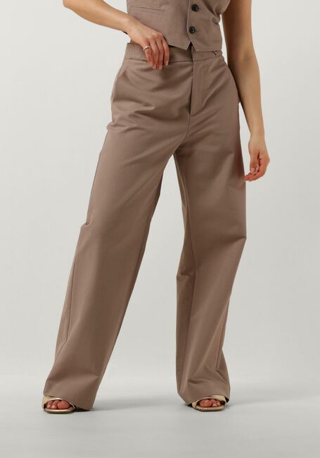VANILIA Pantalon STRAIGHT SOFT TOUCH en marron - large