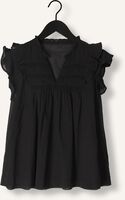 NOTRE-V Haut VOILE TOP SHORT SLEEVES en noir NOTRE-V Haut VOILE TOP SHORT SLEEVES en noir - medium