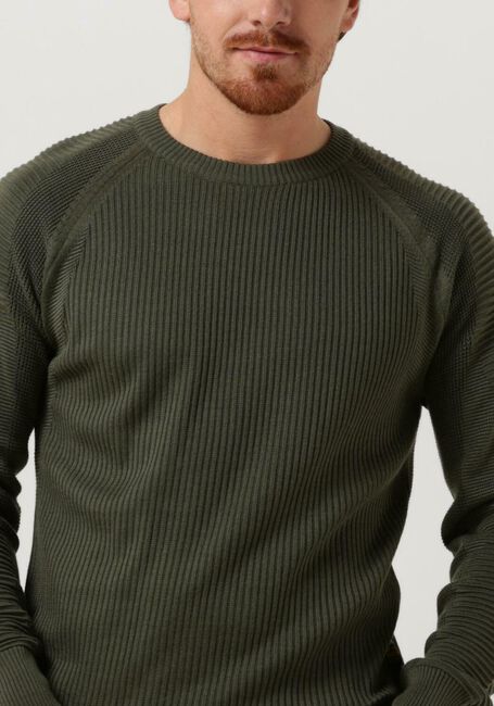 G-STAR RAW Pull 3D BIKER R KNIT en vert - large