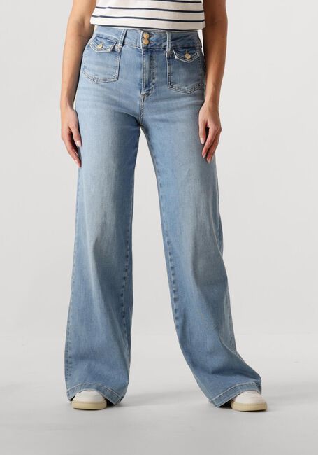 MOS MOSH Straight leg jeans MMCOLETTE GRENDEL JEANS Bleu clair - large