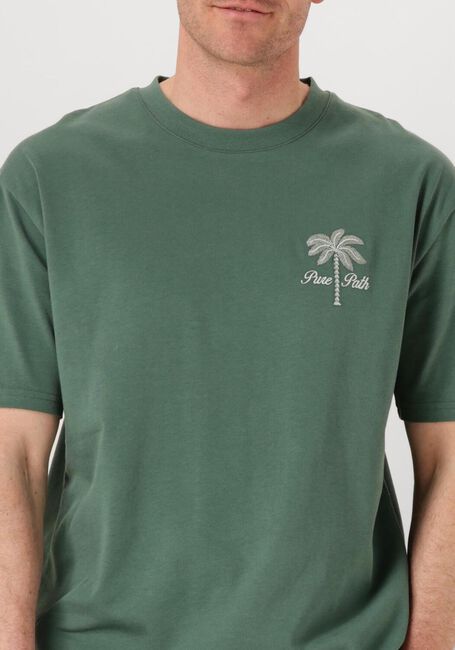 PURE PATH T-shirt LOOSE FIT CREWNECK SS T-SHIRTS en vert - large