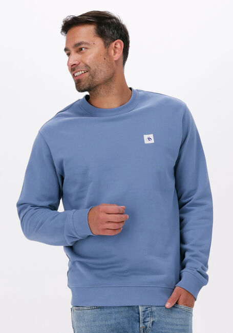 SCOTCH & SODA Chandail LOGO CREWNECK SWEATSHIRT en bleu - large