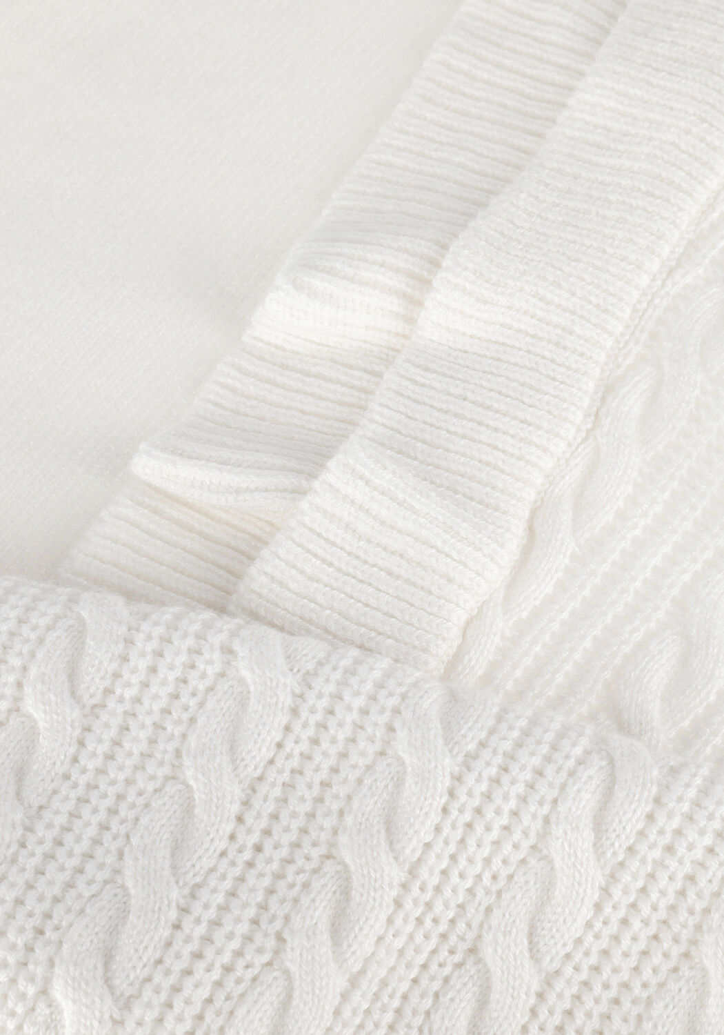 MINUS Pull EUDORA KNIT PULLOVER en blanc - large