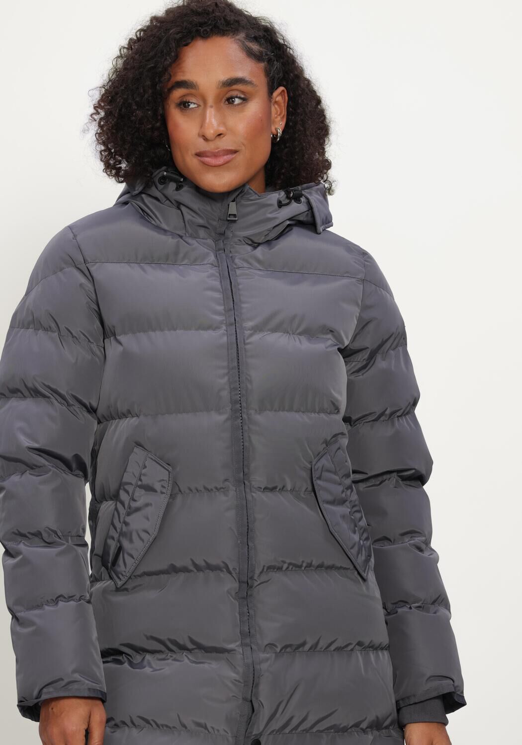AIRFORCE Veste matelass&eacute; JADE JACKET en gris - large