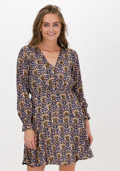 SCOTCH & SODA Mini robe PRINTED LONG-SLEEVED MINI-DRES en violet - large