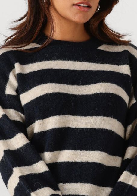 Donkerblauwe MSCH COPENHAGEN Trui MSCHFESTINA HOPE PULLOVER STP - large