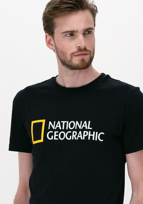 NATIONAL GEOGRAPHIC T-shirt UNISEX T-SHIRT WITH BIG LOGO en noir - large