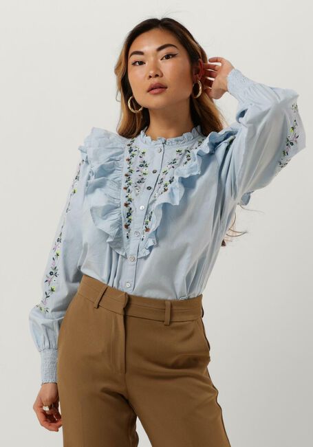 Y.A.S. Blouse YASKENLY LS SHIRT Bleu clair - large