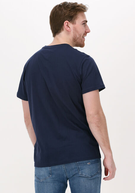 TOMMY JEANS T-shirt TJM CHEST COLLEGE GRAPHIC TEE Bleu foncé - large