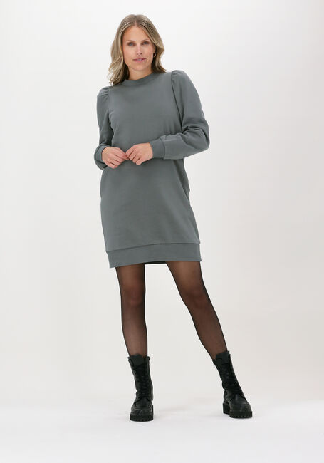 SECOND FEMALE Mini robe CARMELLE SWEAT CREW NECK DRESS en gris - large