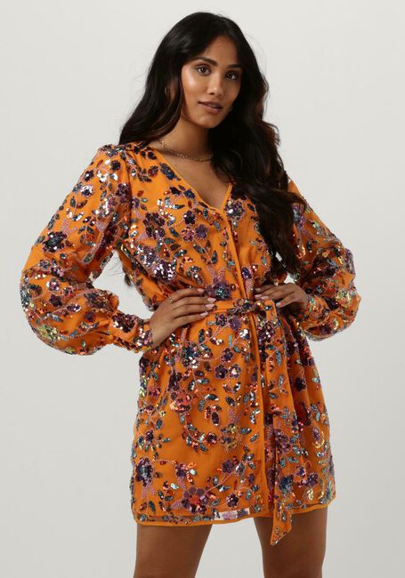 Oranje HARPER & YVE Mini jurk YADE-DR - large