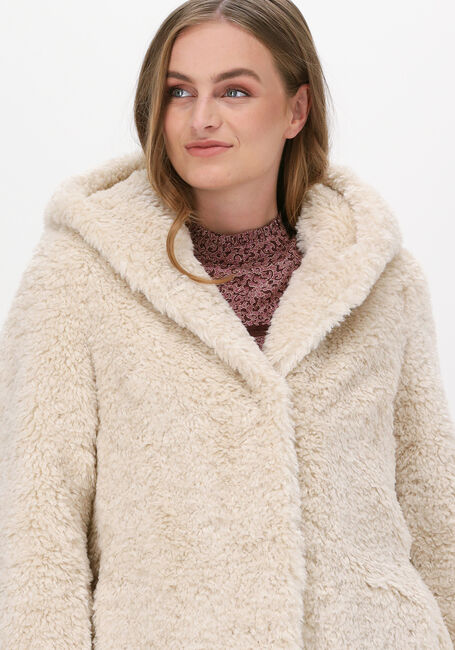 BEAUMONT Manteau Teddy TEDDY HOODED COAT Écru - large