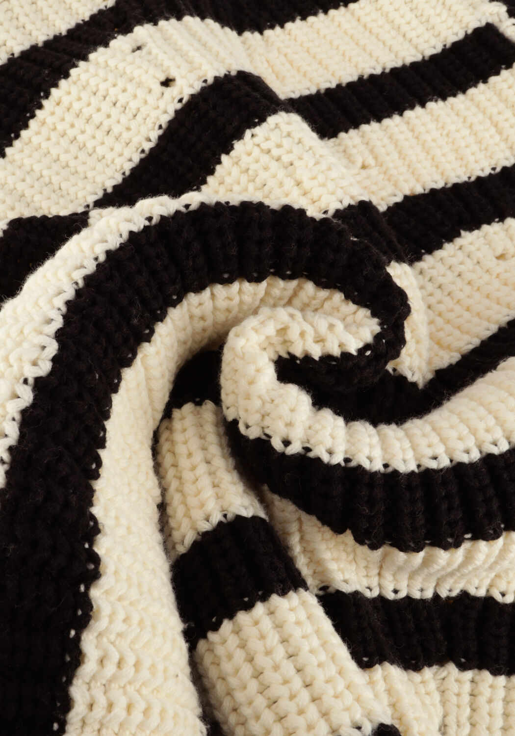 CO'COUTURE Pull EISHA STRIPE KNIT Blanc - large