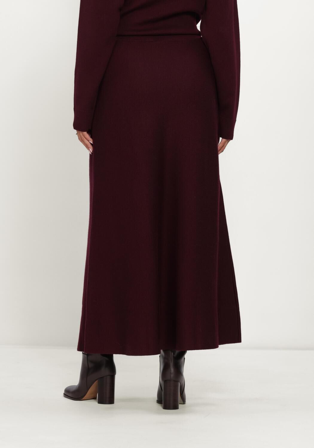 Bordeaux TWIST & TANGO Maxirok FELINA KNITTED SKIRT - large
