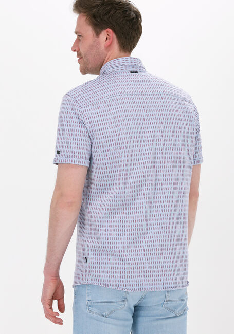 VANGUARD Chemise décontracté SHORT SLEEVE SHIRT FINE JERSEY WITH PRINT Bleu clair - large