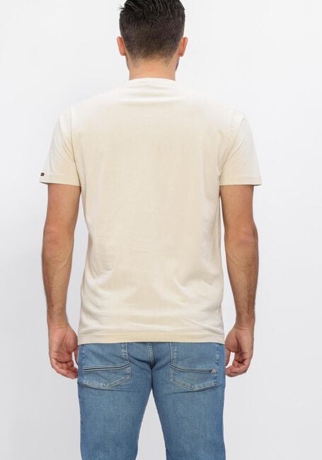 PME LEGEND T-shirt ACID WASH + GARMENT DYE en beige - large