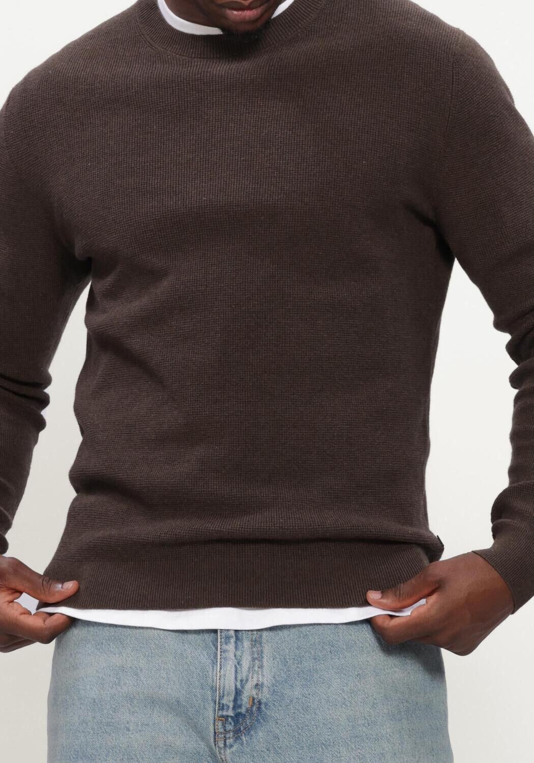 MATINIQUE Pull MALAGOON en marron - large