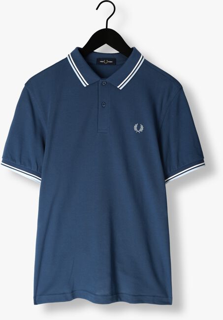 Blauwe FRED PERRY Polo THE TWIN TIPPED FRED PERRY SHIRT - large