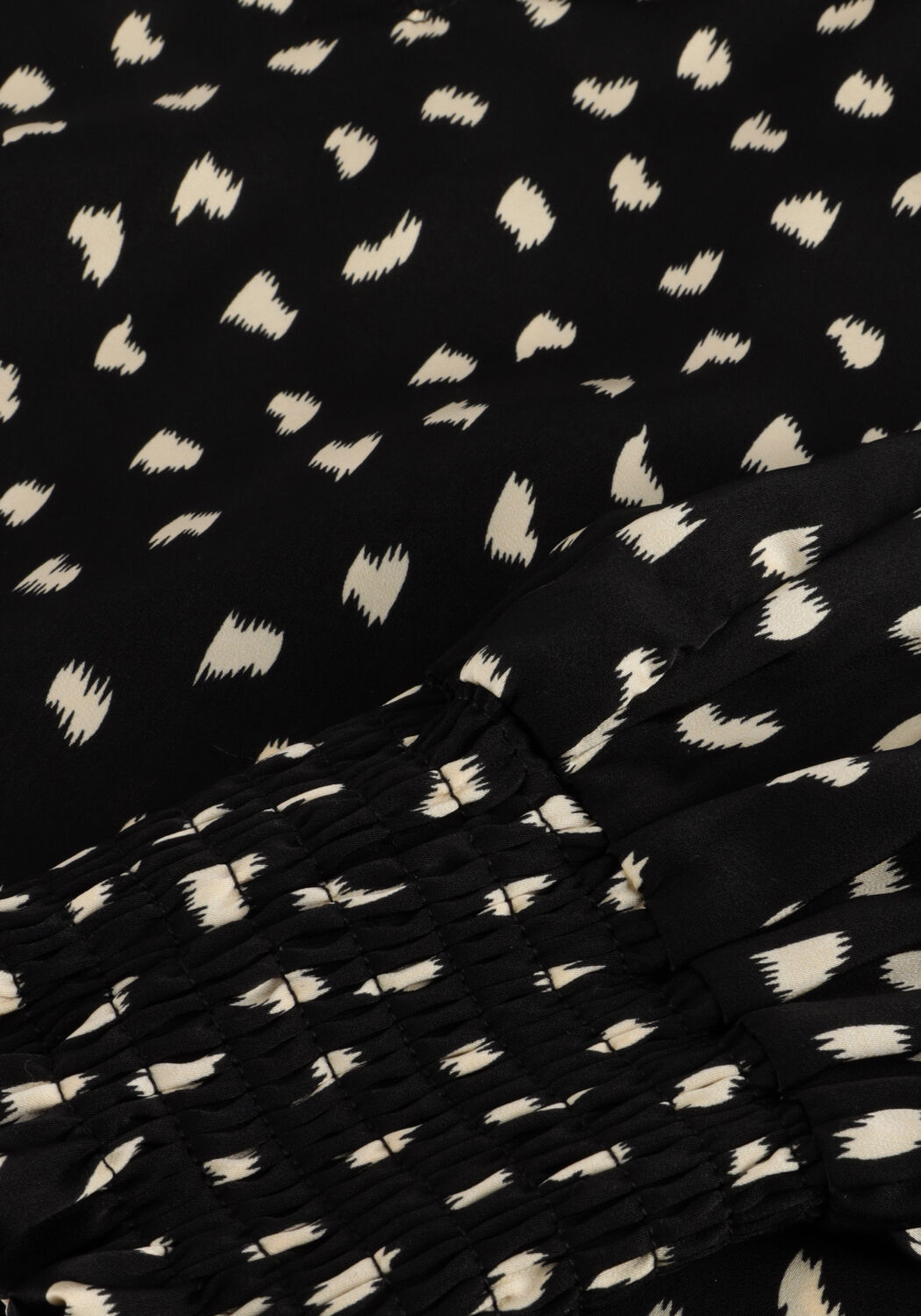 Zwarte NEO NOIR  STONE FADING INK BLOUSE - large