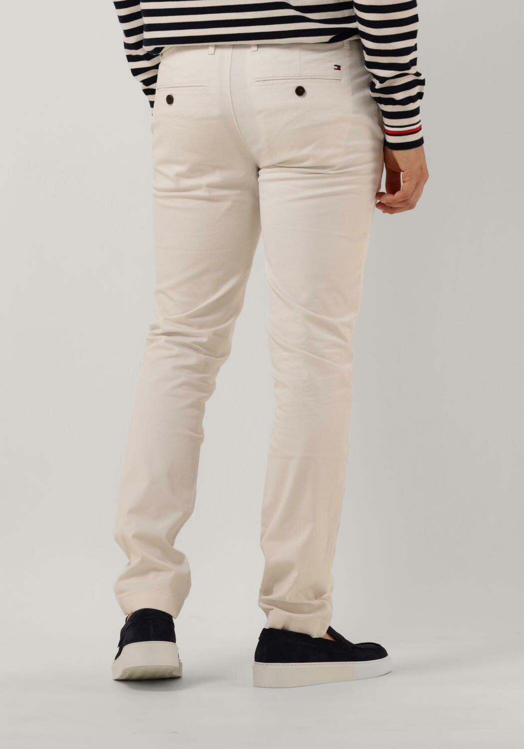 tommy hilfiger chino bleecker chino 1985 pima cotton en blanc