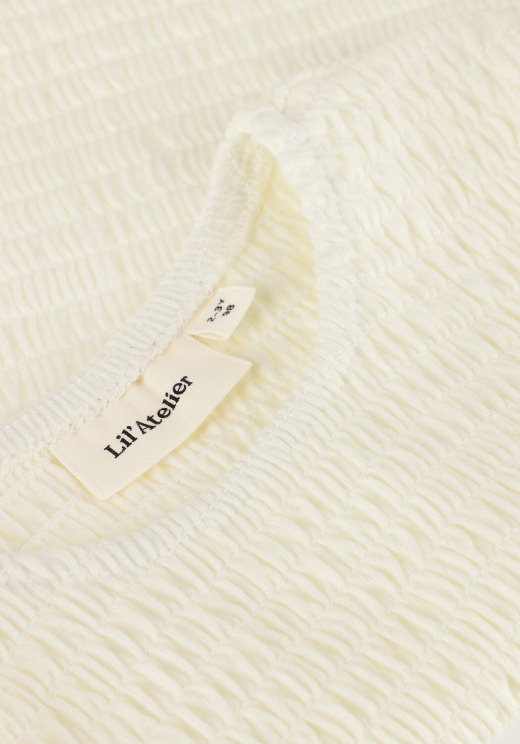 LIL' ATELIER T-shirt NMFJACOBA SS SHORT SLIM TOP LIL en blanc - large