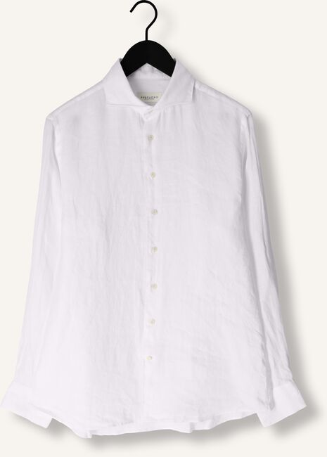 Witte PROFUOMO Casual overhemd SHIRT X-CUTAWAY SC LINNEN Witte PROFUOMO Casual overhemd SHIRT X-CUTAWAY SC LINNEN - large