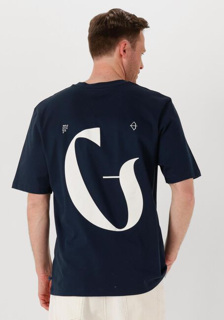 Donkerblauwe THE GOODPEOPLE T-shirt TON - large