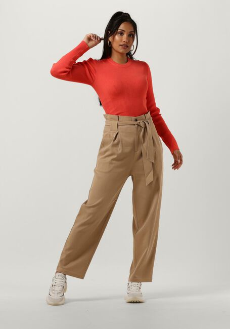 OBJECT OBJLASIA L/S KNIT PULLOVER Hauts & T-shirts en rouge - large