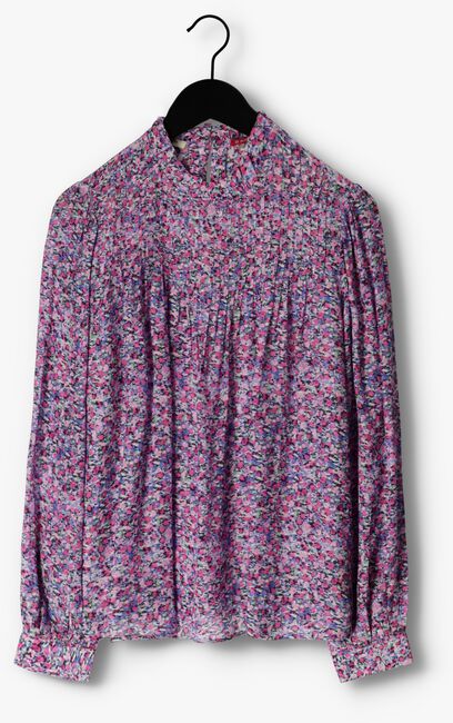 SCOTCH & SODA Blouse PINTUCK BLOUSE WITH RUFFLE COLLAR en violet - large