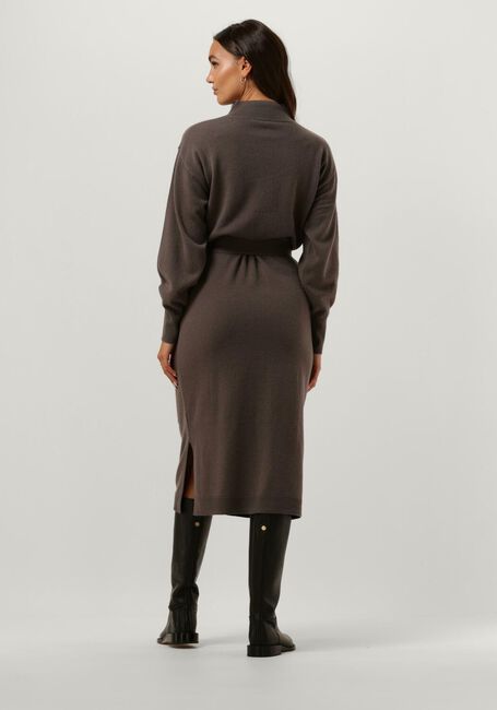 KNIT-TED Robe midi LINA en taupe - large