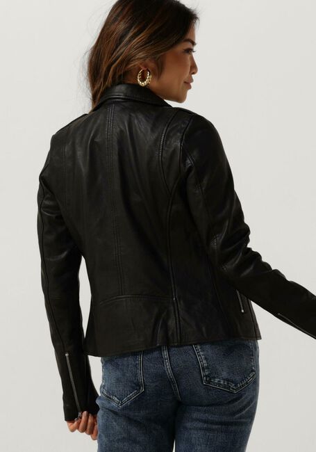 GOOSECRAFT Veste en cuir GC JULIA BIKER en noir - large