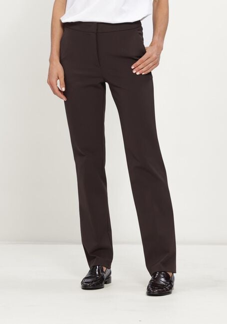 CAMBIO Pantalon SUGAR MICROSTRUCTURE SUPERSTRETCH en marron - large