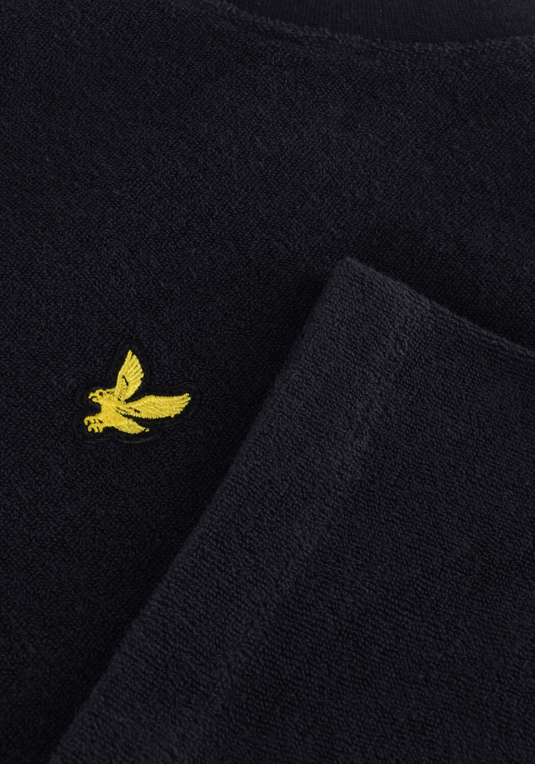 Donkerblauwe LYLE & SCOTT T-shirt TOWELLING T-SHIRT - large