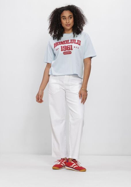 PENN & INK T-SHIRT PRINT Blouses en bleu - large