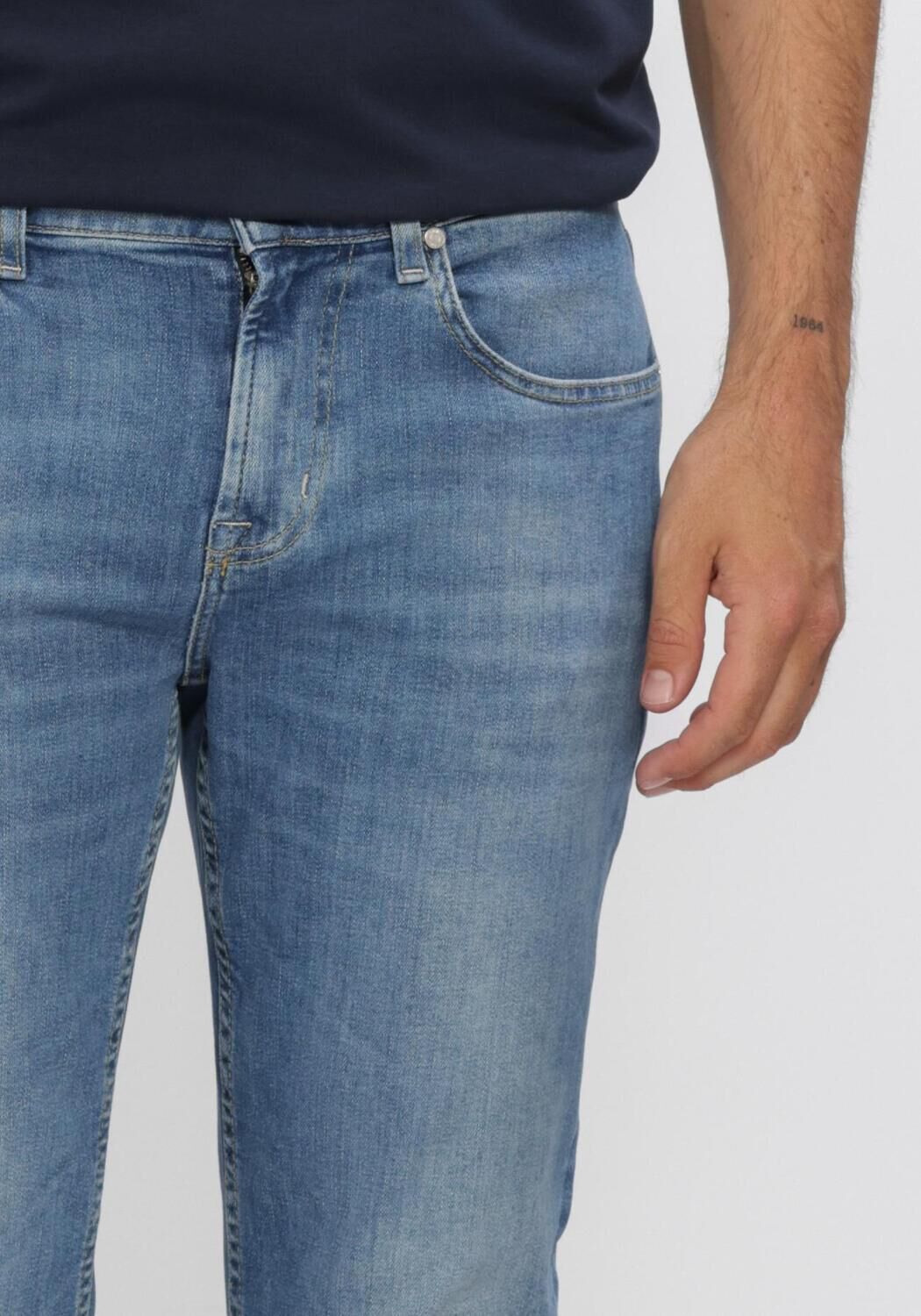 7 FOR ALL MANKIND Jeans tapered SLIMMY TAPERED WAVEFROM Bleu clair - large