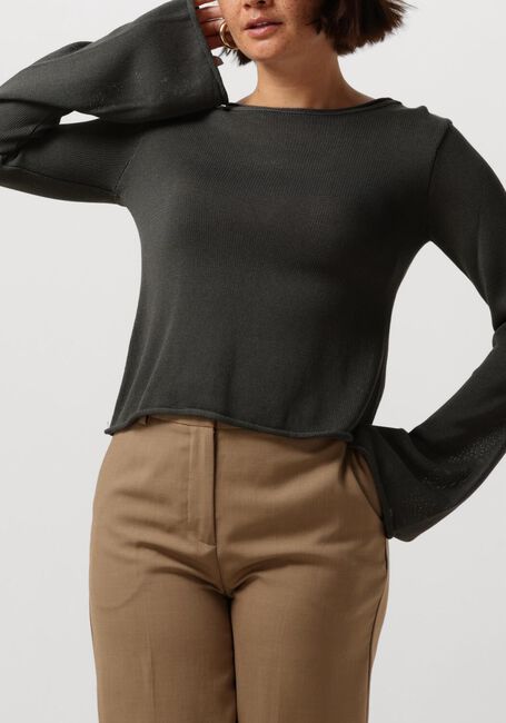 MODSTRÖM IVONNEMD FLARED O-NECK Hauts & T-shirts en vert - large