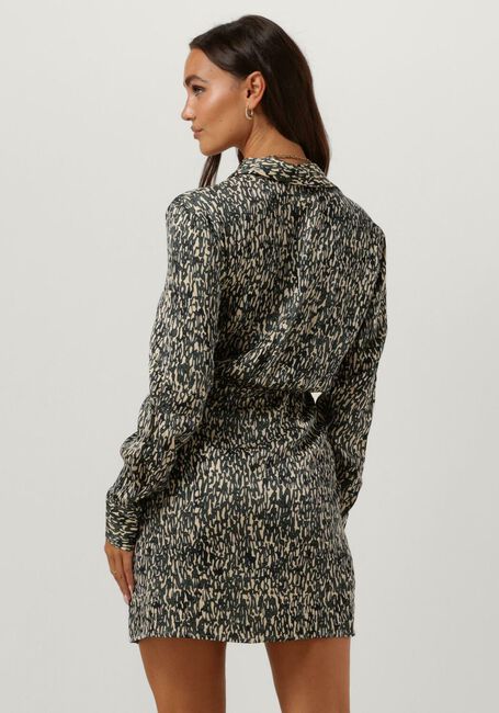 SECOND FEMALE Mini robe LUNA DRESS en gris - large