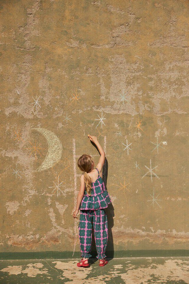 Jelly Mallow Pantalon cargo CLOVER ALADIN PANTS en vert - large