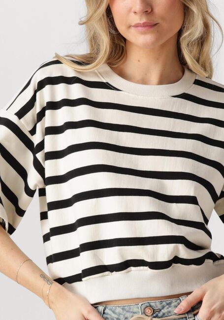 MINUS Pull ESTELLA SHORT SLEEVE SWEAT en blanc - large