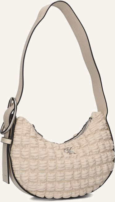 Beige CALVIN KLEIN Handtas CRESCENT BUCKLE SHOU Beige CALVIN KLEIN Handtas CRESCENT BUCKLE SHOU - large