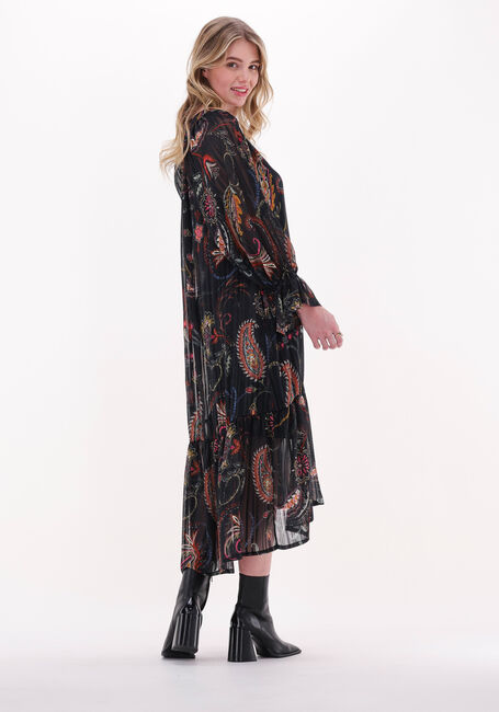 Zwarte ANA ALCAZAR Midi jurk DRESS PUFF SLEEVES ÖKO-TEX 100 - large