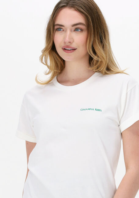 Beige COLOURFUL REBEL T-shirt MATCH BOXY TEE - large