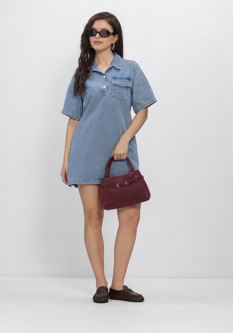 Lichtblauwe EDITED Mini jurk ASTA DENIM DRESS - large